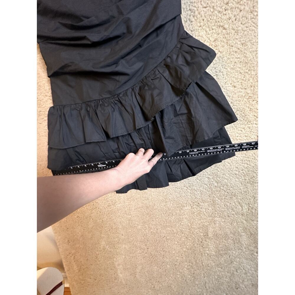 Hello Molly Black Strapless Ruffle Mini Dress - Picture 14 of 14